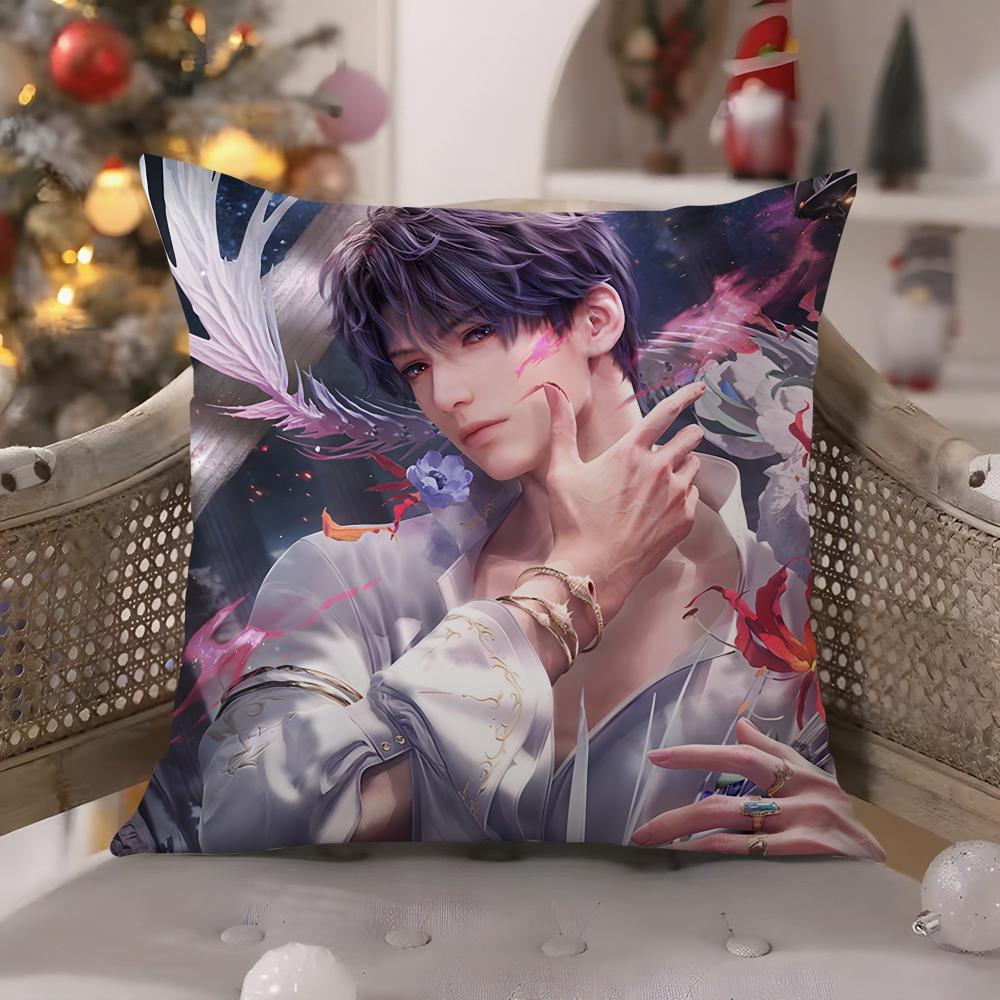 Game Rafael Love Deepspace-Cool Pillow Case Comfort Sofa Bed Silky Elegant Invisible Zipper Decorative Cushion Cover
