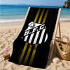 Fc Crest Design Printed Microfiber Beach Towel, Soft And Absorbent, Quick-Dry, Ideal for Summer Travel, Beach Essential, Swimming Pool
