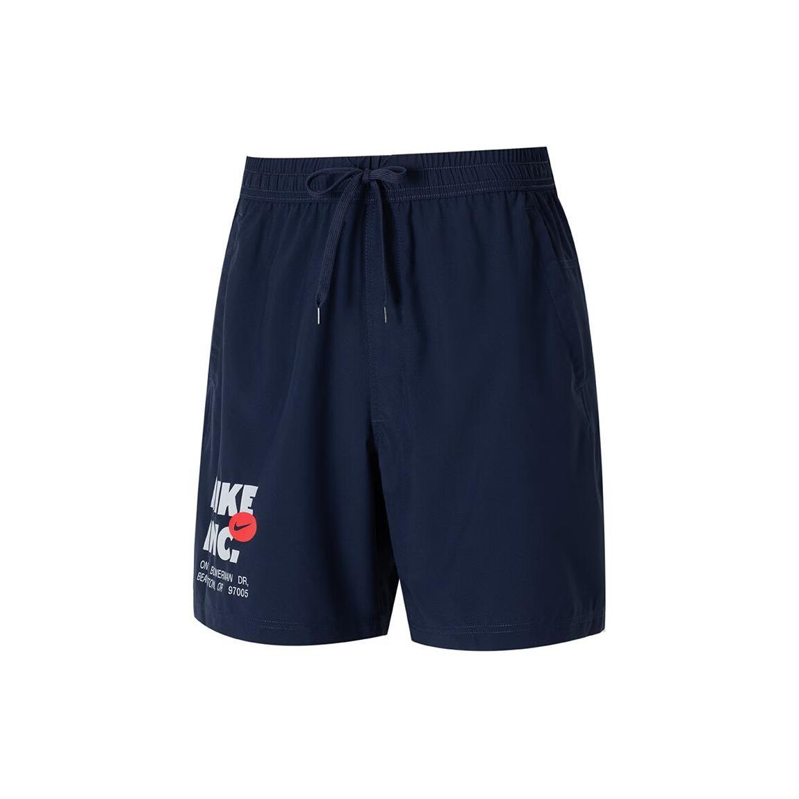 Nike Form Dri-FIT 7 Unlined Fitness Shorts Navy White Men s FN3993-451 M