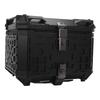 Motorcycle Rear Case 45L Aluminum Alloy with Safety Lock Quick Release Waterproofing Universal Trunk Top Box