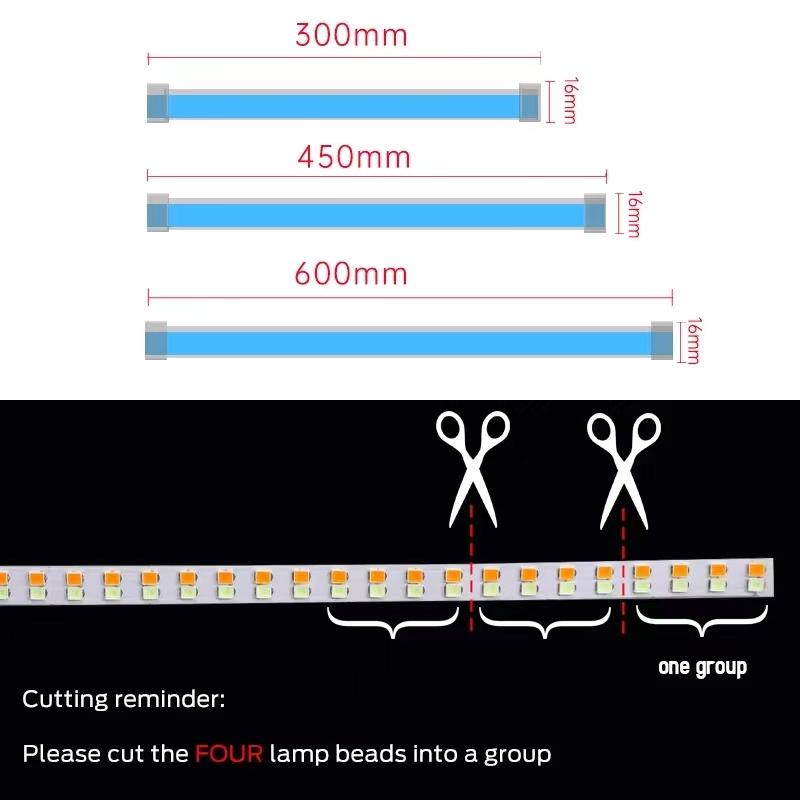 Motorcycle LED Turn Signal Light Daytime Running Light Tail Light DRL Waterproof Decoration Strip Brake Flowing Warning Light