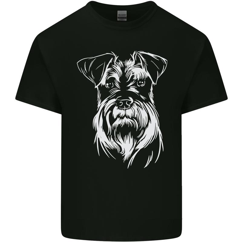 A Schnauzer Potrait Dog Unisexs Light Cotton T Shirt