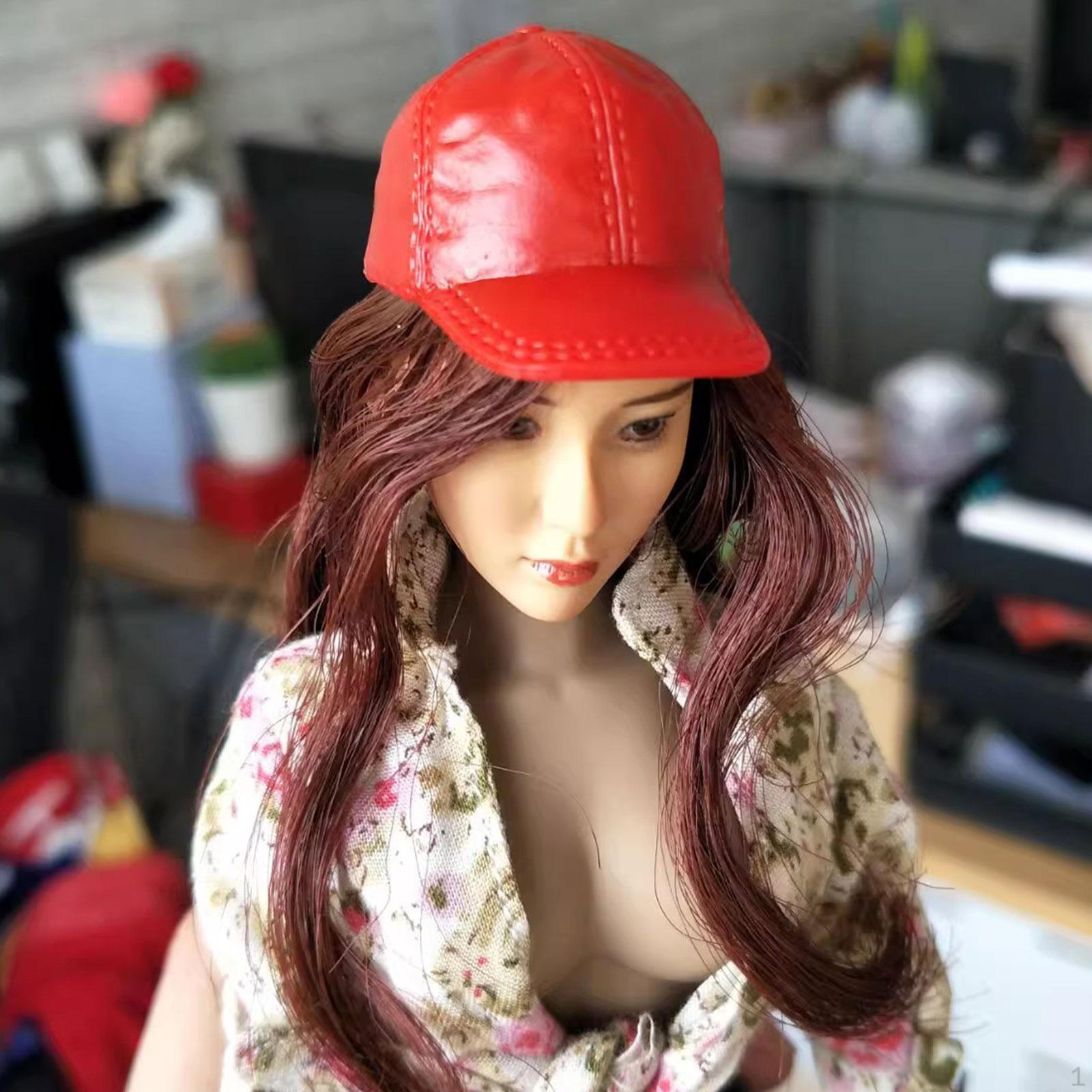 

1/ Масштаб фигурки утки шляпа мини для 12 аксессуаров фигурки красный