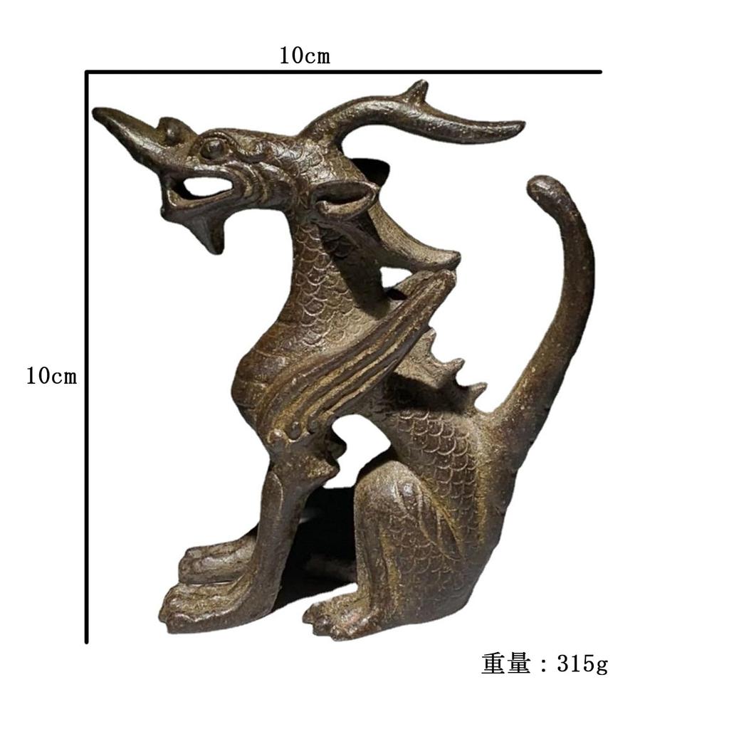 Cupru pur Girafă Unicorn Zodiac Animal Figurine Colectie Decorat pentru casa Ornament pentru presăpaci Feng Shui Noroc sporește bani noroc Feng Shui