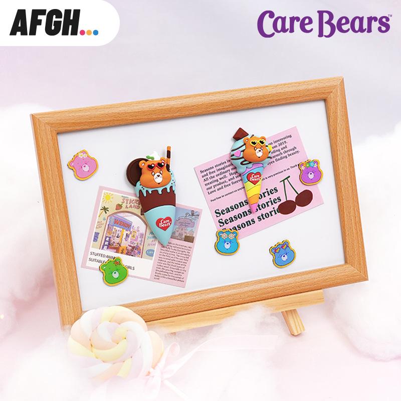 Care Bears Love Bear Ice Cream Fridge Magnet - Cute Cartoon Mint Cookie Design