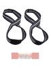 Figure 8 Weightlifting Straps: Non-Slip Wrist Wraps for Deadlifts, Pull-Ups, and Exercise Support