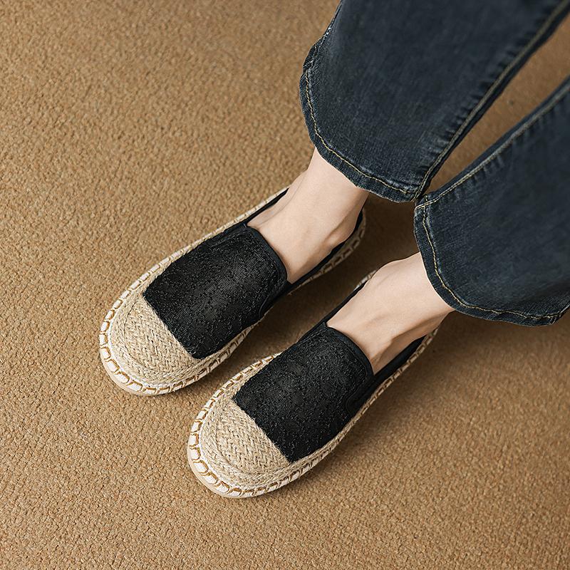 Fashion CRLAYDK Classic Loafers for Women Espadrilles Slip On Dressy Casual Lightweight Flats Ladies Travel Breathable Walking Shoes