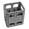 Stackable Battery Storage Box with Secure Latch Space-saving Battery Organizer for AA AAA 18650 21700 Batteries Compact Desktop Case