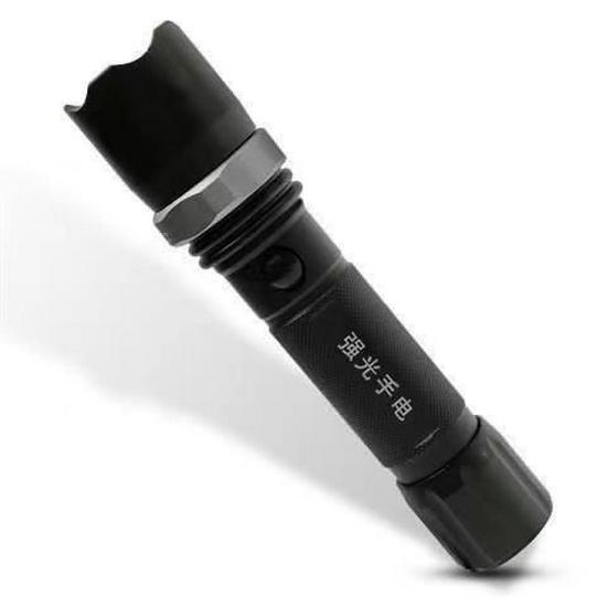 High-Voltage Self-Defense Flashlight: Anti-Wolf, Explosion-Proof, High-Power Alarm