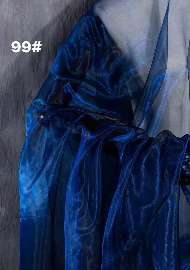 Dreamy Soft Organza Skirt Fabric: Flowing Light Gauze & Bright Silk