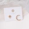 Gold Cat Earrings for Women Rhinestone Cat Stud Earrings Cute Animal Butterfly Earrings Hypoallergenic Ear Accessories Gift for Women