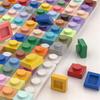 120pcs/lot DIY Blocks Building Bricks Thin 1x1 Educational Assemblage Construction Toys for Children Size Compatible With 3024