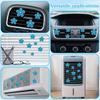 8PCS Flower Vent Clips for Car, Daisy Air Freshener Clip Cute Blue Flower Conditioning Outlet Clip Decorations Interior Decor Accessories for Women