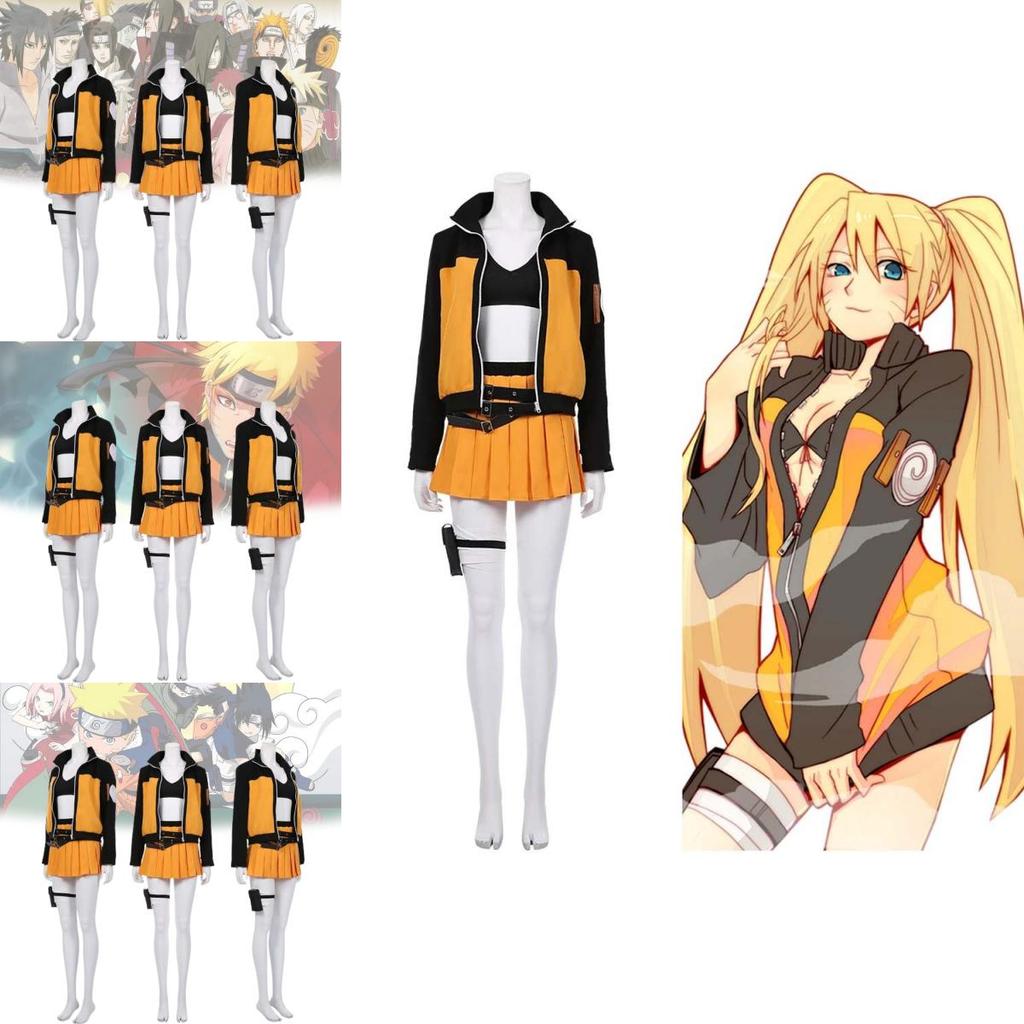 Stylish Shippuden Female Cosplay Costume Anime Themed Polyester Outfit