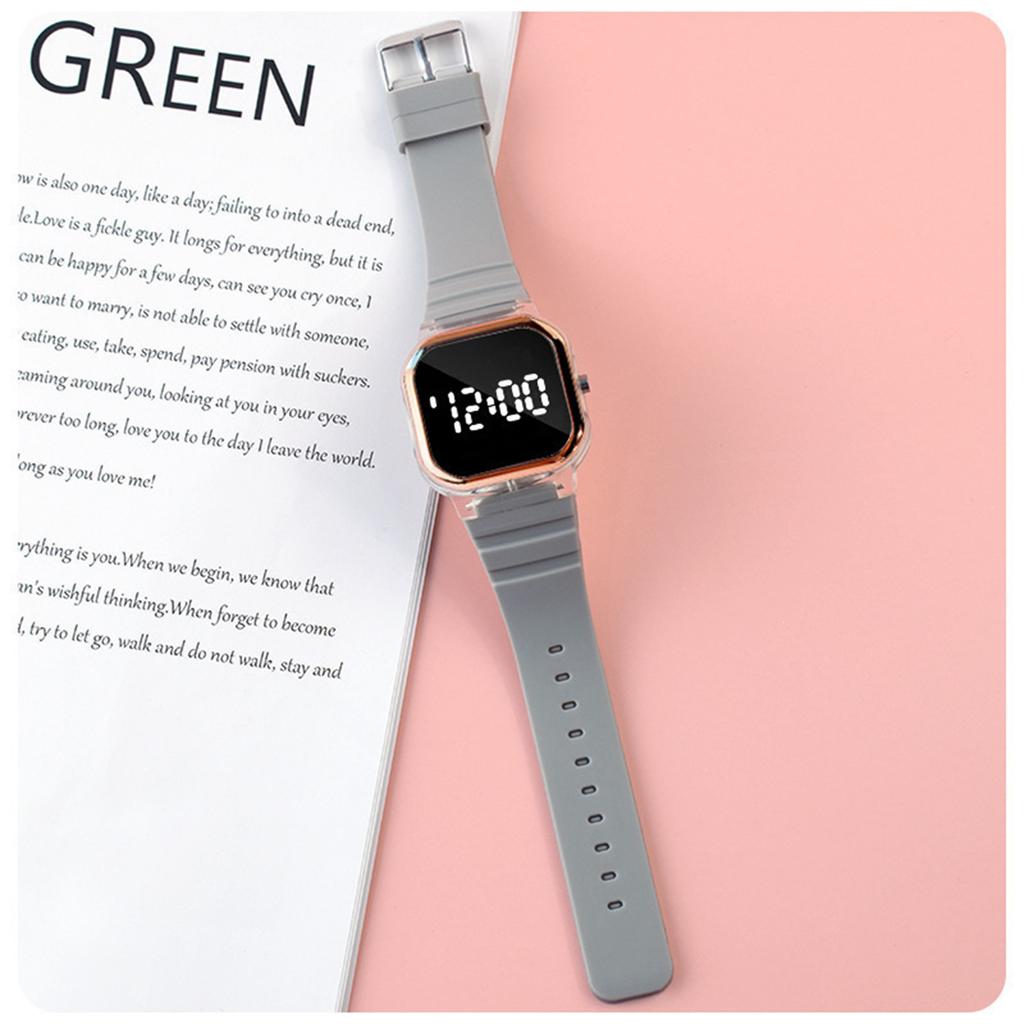 Fashion Women’s Leather Band Electronic Watch – Stylish Digital Wristwatch For Ladies, Elegant Design, Ideal Gift For Birthday, , Daily Wear