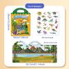 Silicone Jelly Stickers Quiet Book: DIY Educational Handmade Children's Sticker Book
