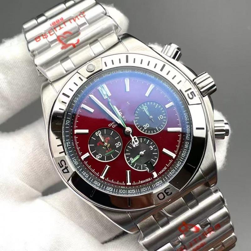 Hundred Years BNL Series Men's Six-Needle Automatic Quartz Stainless Steel Watch