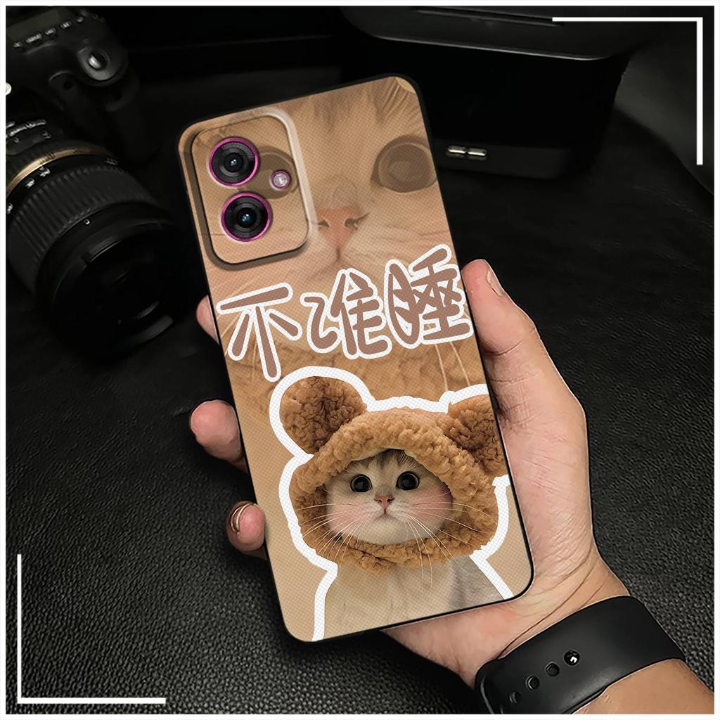 Waterproof Anti-knock Phone Case For MOTO G55 5G Protective Dirt-resistant Cute Graffiti Durable Cartoon TPU Soft case
