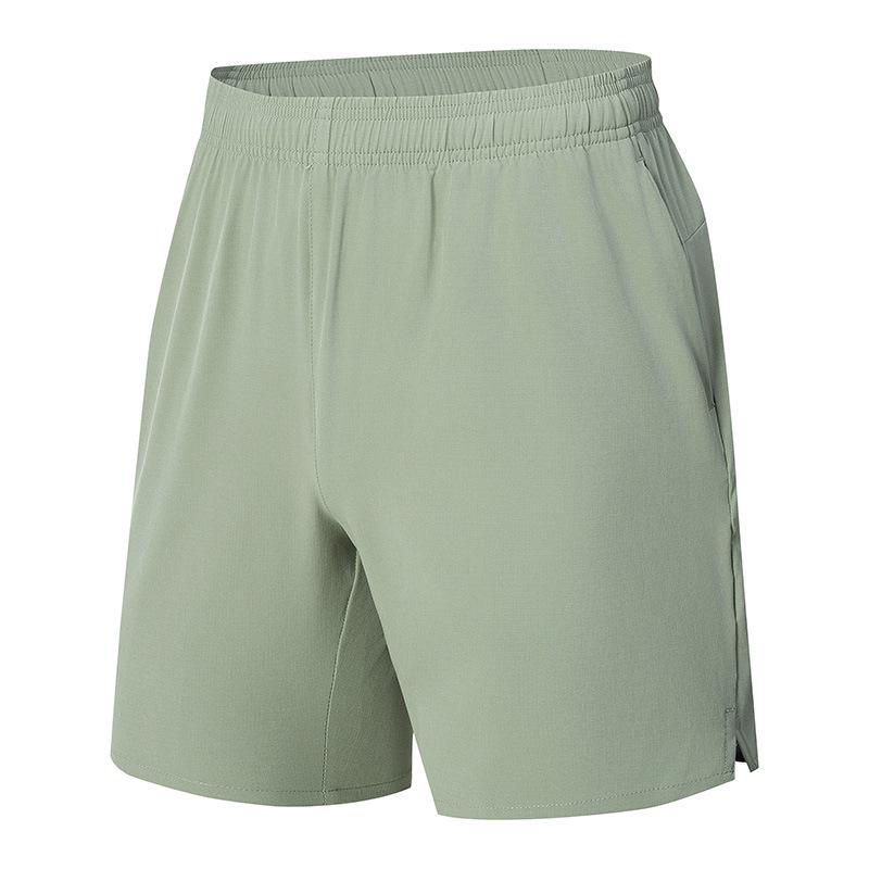 Ice silk shorts men s quick-drying loose plaid three-point sports casual pants men s thin quick-drying shorts 2XL