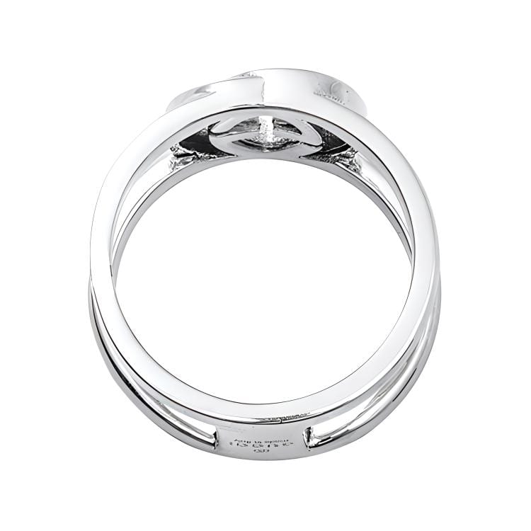 Gucci 2000-2015 Sterling Interlocking G ring YBC295716001