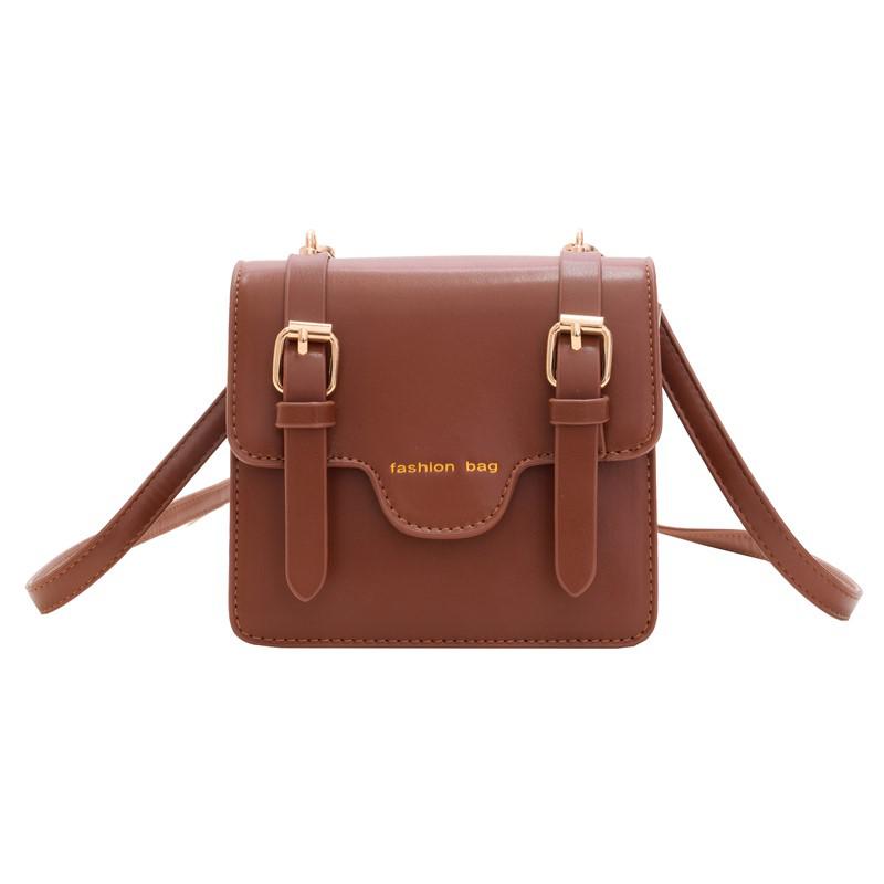 

Kids Retro Fall/Winter 2025 Shoulder Bag - Stylish Crossbody Square Bag for Girls