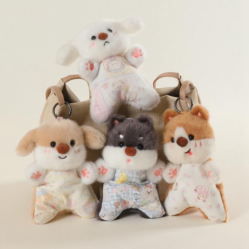 Adorable Animal Bean Bag Soft Plush Toys Corgi Sheep Pig Axolotl Comfortable Plushies Animals Companion Dolls For Gifts