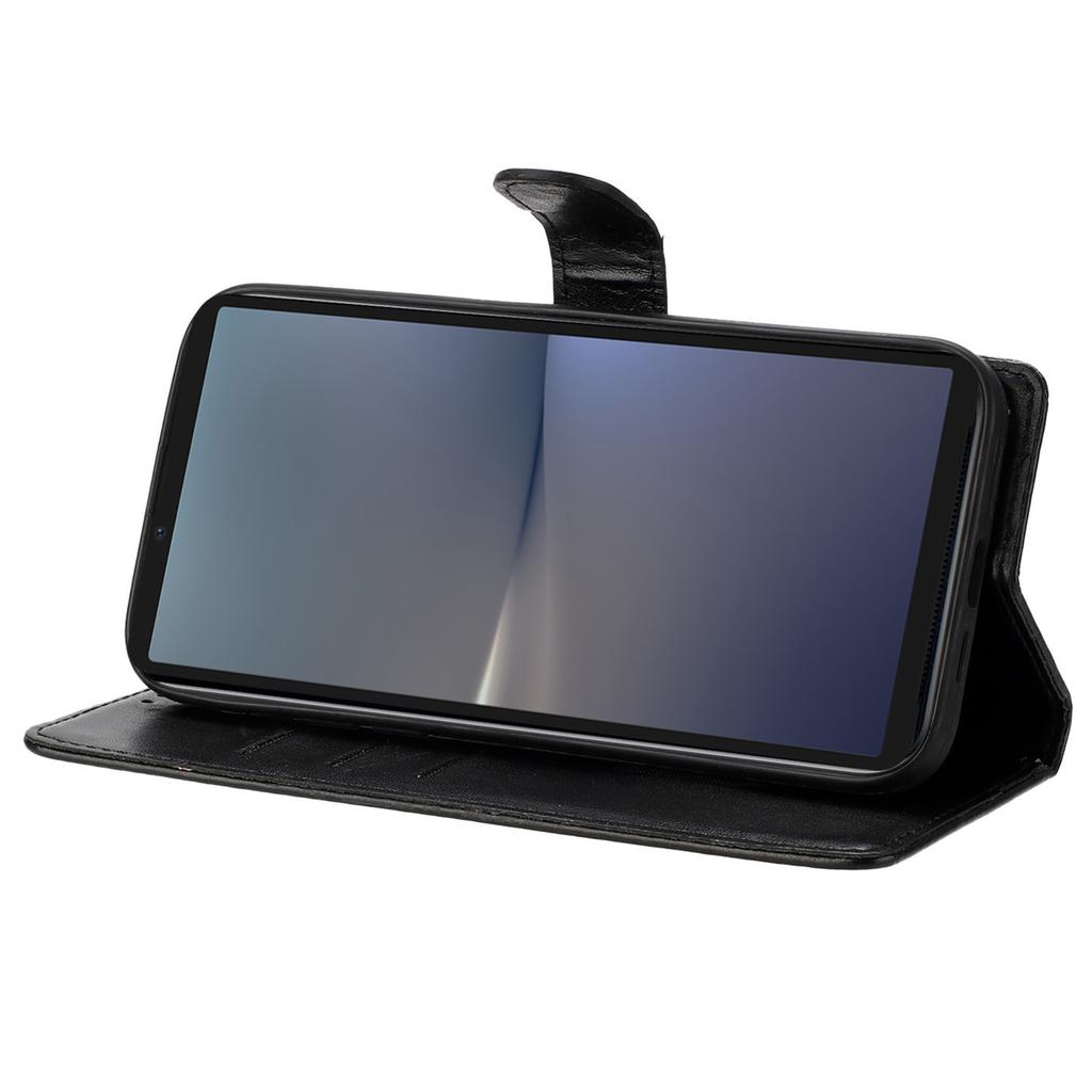 Etui portfelowe dla Sony Xperia 10 V Skóra z nadrukiem motyla i kwiatów Podstawka Pokrowiec na telefon