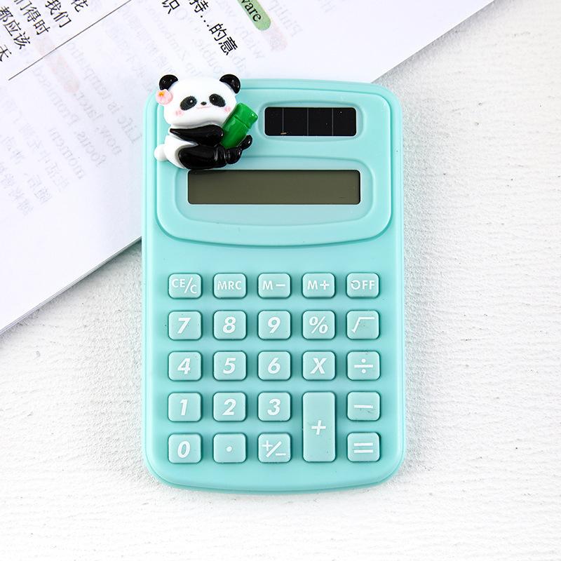 

Cute Panda Mini Calculator, Small, Portable, Student Office, Small Computer, High-Looking Calculator panda A2 зелений