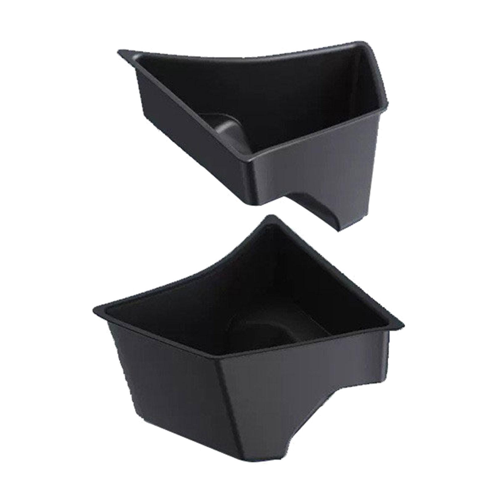

Double Car Accessory Storage Boxes for Door Compartments Heavy Duty Plastic Construction Waterproof & Scratch Resistant