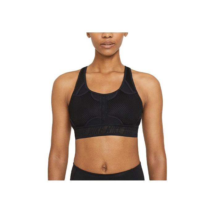 Nike Swoosh Ultrabreathe Medium Support Quick-Dry Sports Bra Women Underwear Black CZ4440-011