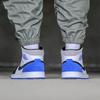 (GS) Air Jordan 1 Mid SE 'Royal Black Toe' Kids' BQ6931-102