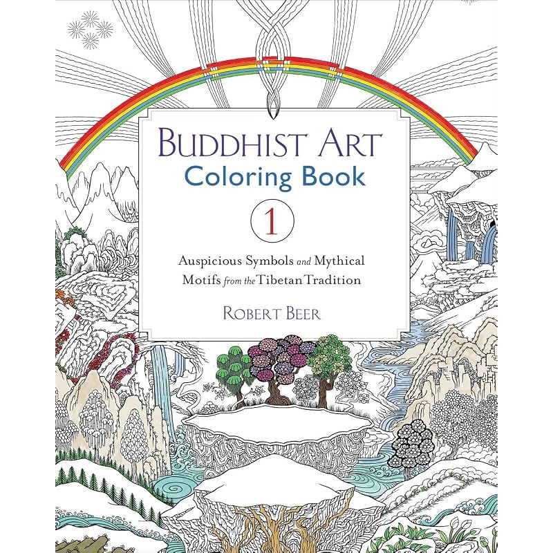 Buddhist Art Ing Book: Auspicious Symbols and Mythical Motifs from the Tibetan Tradition