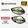 Universal Vision Non Graded Side Mirror For Any Motorcycle 1Pair Motorcycle Modified Rearview Mirror