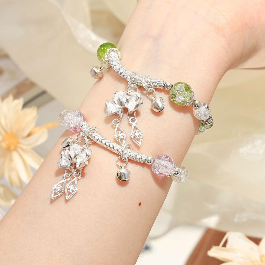Original Design Dream Bell Bracelet Female Sweet Lotus Niche Versatile Premium Girlfriend Bracelet Direct Sales