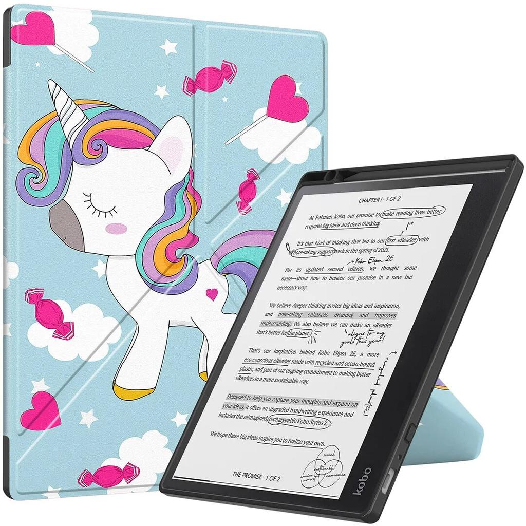 Für Kobo Elipsa 2E Smart Sleep Cover E-Book-Hülle. Für Kobo Elipsa 2e Hülle (2023 veröffentlicht) 10,3 Zoll