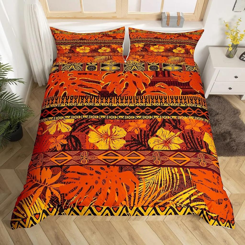Rainbow Duvet Cover Kawaii Tropical Fruits Bedding Set Pineapple Lemon Doughnut Orange Strawberry Comforter Quilt Cover Set