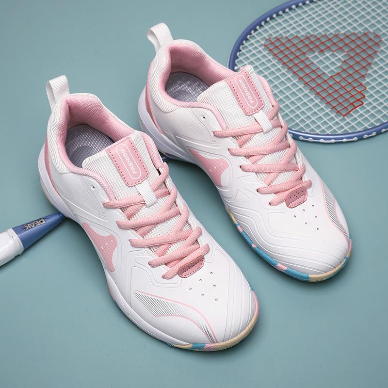 Badminton shoes women's comfortable wear-resistant non-slip couple sports shoes breathable mesh youth couple competition training shoes