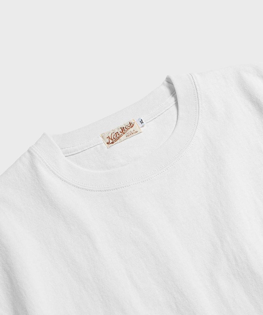 Beulonseun 9Oz Usa Cotton Tubular Tee White