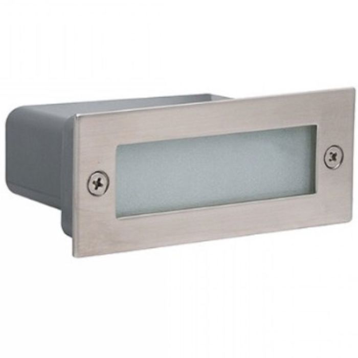 Applique murale LED - Non spécifié - Rectangulaire - 1.2W - IP54 - Aluminium, Acier inoxydable