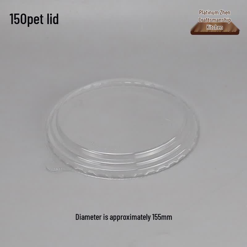 

Disposable Round Kraft Takeaway Boxes with PET Lids
