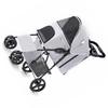 Pet Stroller Lightweight Foldable Ventilate Oxford Portable Small Dog Stroller for Dogs Cats Grey
