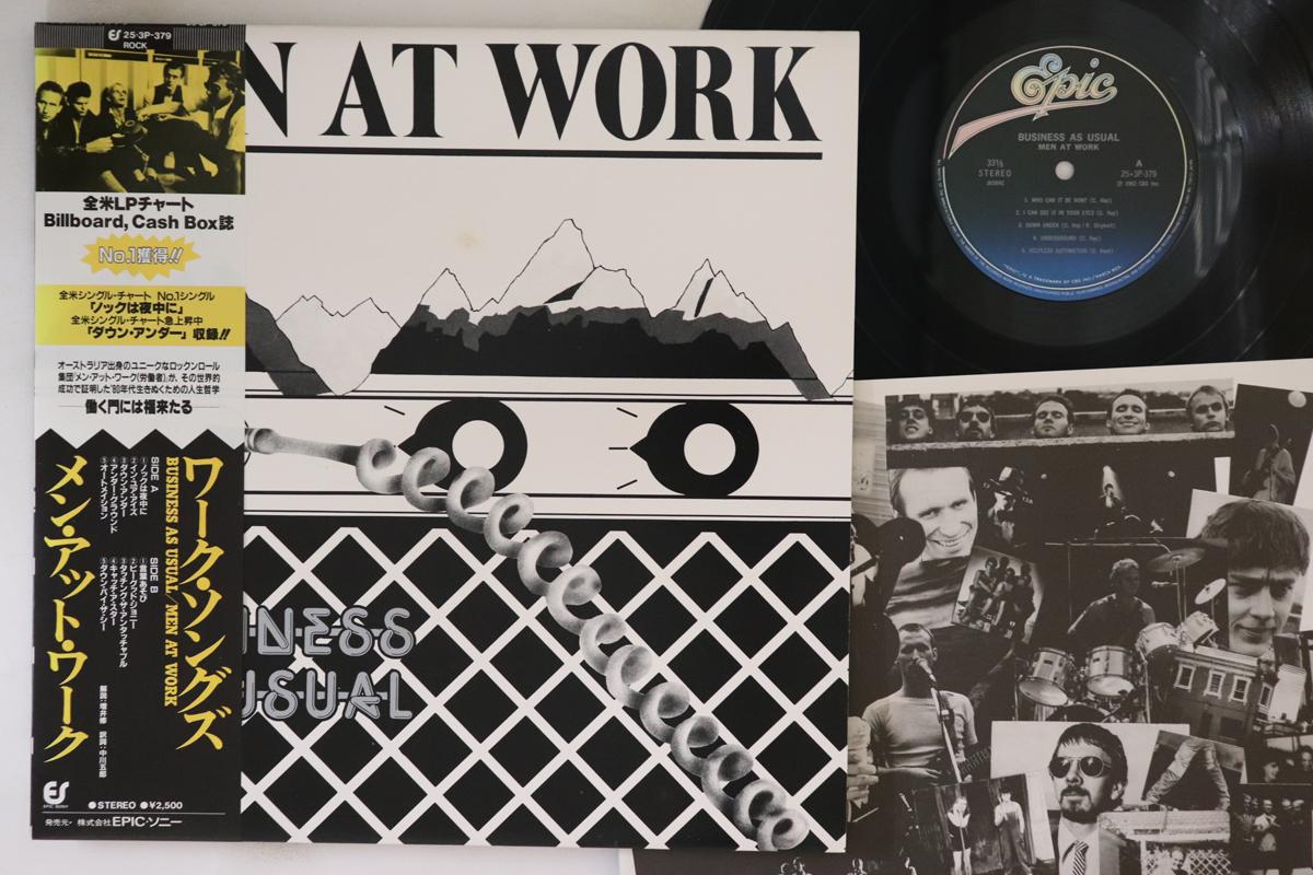 

LP Record MEN AT WORK - Business As Usual 253P379 EPIC 1982 Japan Obi Rock