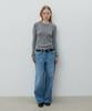 Mohe Lowrise Cutting Denim Pants _ Blue