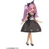 Takara Tomy Licca-chan Dress My Choice Sanrio Characters Outfit with Headband Kuromi Toy for Ages 3 and Up