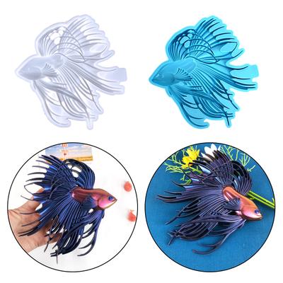 Koi Fisch Silikonharzformen Silikon Fisch Wanddekoform für Heimwerker Verwandeln Sie Ihr Interieur mühelos