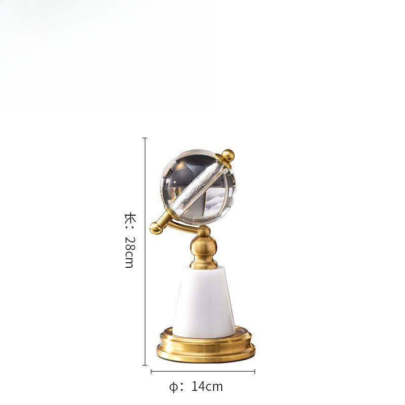 Мраморные Люксовые Хрустальные Аксессуары для Часов, Высококачественные Креативные Домашние Подарки, Аксессуары для Часов, Поделки