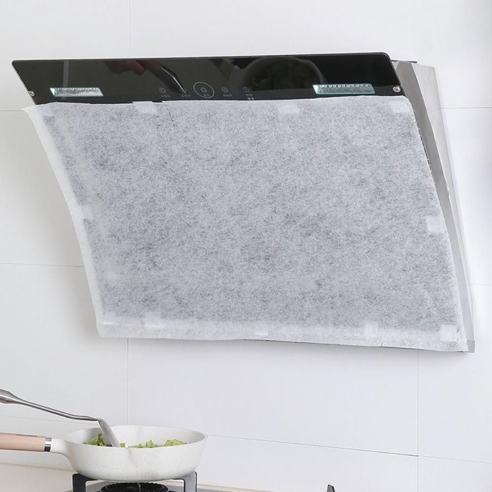 Non-woven Disposable Oil Filter Paper 5/10m Extractor Fan Filter Kitchen Hood Oil Stickers  Home