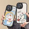 Cute Cartoon-u-Doraemons-t Phone Case For IPhone 16 15 14 13 12 11 Pro Max Plus Leather Shockproof Cover