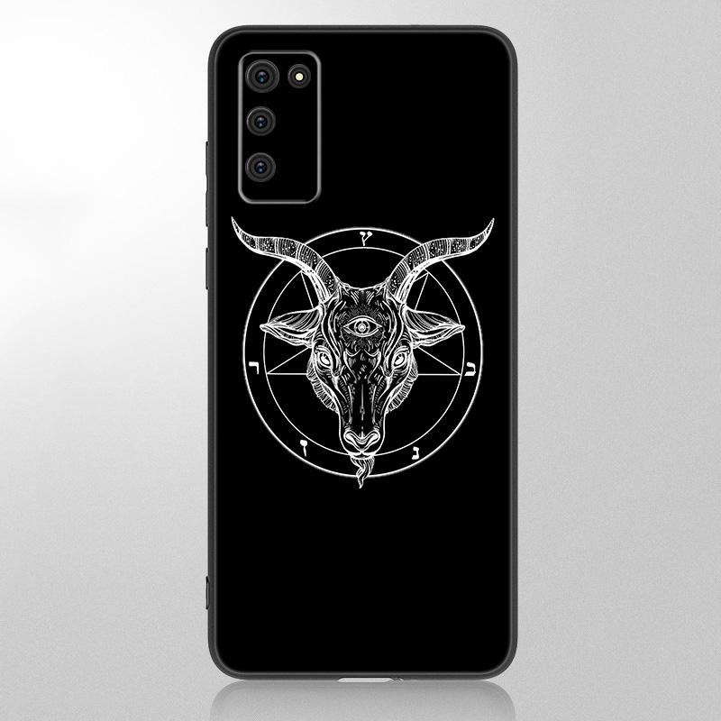 Husă Pentagram 666 Demonic Satanic pentru Samsung Galaxy A12 A02S A22 A32 A52 A72 A71 A51 A41 A31 A21 A11 A50 A70 A10S A20S