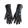 Leather Sheepskin Gloves Women's Mid-Length Stripes Plus Velvet Warm Autumn and Winter Windproof Free Shipping